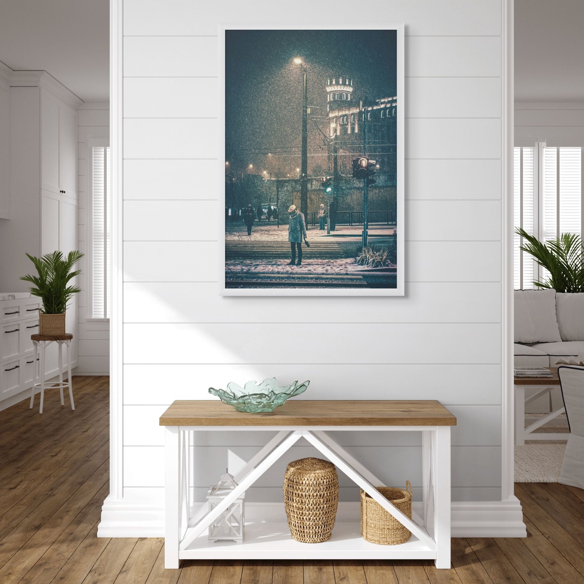 Through the Falling White